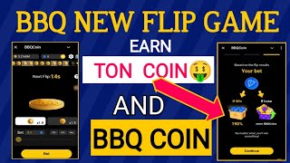 BBQ Coin new updateHow to play flip gameBBQ coin ma ton or BBQ Coin Earn krny ka tariqa [upl. by Vanya]