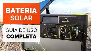 ENERGÍA GRATIS  Generador Eléctrico Solar Portátil ☀️ Goal Zero Yeti 1400 [upl. by Yelnet]