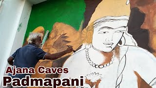 How to Make Ajant Caves Padmapani Wall Painting  अजंता गुफाओं की पद्मापानी पेंटिंग [upl. by Zach617]