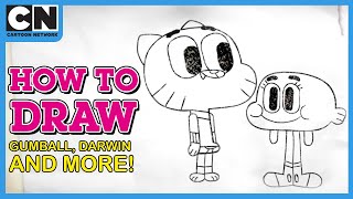 How To Draw Your Favourite Cartoon Network Characters  Imagination Studios  Cartoon Network [upl. by Acinoev]