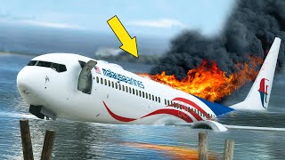 I Survived a Boeing 737 MAX 10 CRASH LANDING on Water [upl. by Efal190]