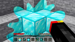 Minecraft but Everything I touch turns to Diamond [upl. by Hsaniva]