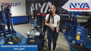 Desmontadora de neumáticos NYA326IT la herramienta perfecta para disminuir el tiempo de trabajo [upl. by Cullan500]