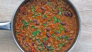 Chilli Con Carne Recipe  One Pot Meal  Mexican Favourite Food [upl. by Kcirre]