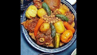 أحسن طريقة جربتها للكسكسي بالعلوش Tunisian couscous with lamb easy [upl. by Naimaj376]