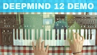 BEHRINGER DEEPMIND 12 DEMO WITH PRESET PATCHES PART 4  Pads Bass Leads etc [upl. by Almita]