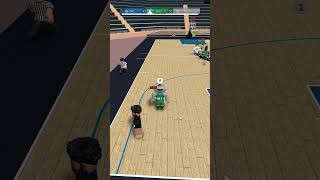 FULL COURT SHOT 🍀  Hoops  Roblox roblox basketballshorts shorts [upl. by Benny]