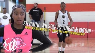 Shyanne Wilson VS Tineya Hylton INTENSE PG Battle Sisters Keepers Vs Become One Game Highlights [upl. by Ained972]