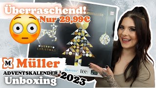 Überraschend 😳 Drogerie Müller EIGENMARKEN Adventskalender 2023  24 Türchen UNBOXING [upl. by Drawdesemaj]