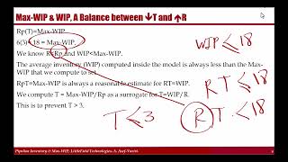 MaxWIP Flow Time and Throughput in LittleField Technologies Games [upl. by Zoha]