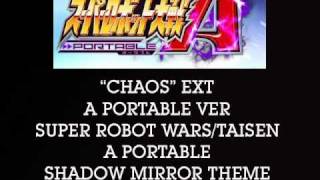 SRWSRT Chaos Ext Super Robot WarsTaisen A Portable AP Advance Portable [upl. by Eiclud]