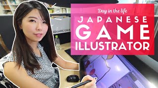 Day in the Life of a Japanese Game Illustrator [upl. by Stoffel]