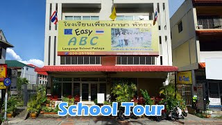 Welcome Take a peak inside Easy ABC Language School  School Tour  Room Tour thailand pattaya [upl. by Krutz524]