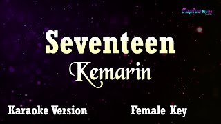 Seventeen  Kemarin quotFemale Keyquot Karaoke Version [upl. by Zipah576]