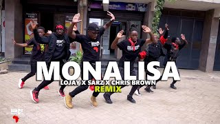 MONALISA Remix  LOJAY Official Dance Video ft Sarz amp Chris Brown  Dance Republic Africa [upl. by Lowis64]