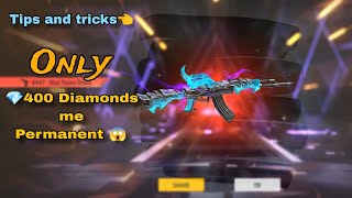 Draco ak permanent tips and tricks  Free Fire Draco ak [upl. by Wertz]