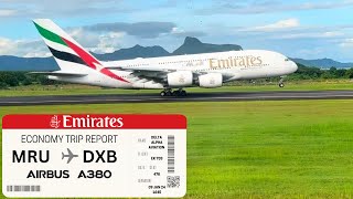 Emirates A380 Trip Report Mauritius to Dubai [upl. by Winne389]