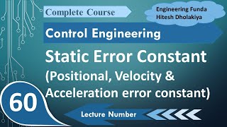 Static Error Constant Explained Positional Velocity amp Acceleration Error Constant [upl. by Naitsabas]