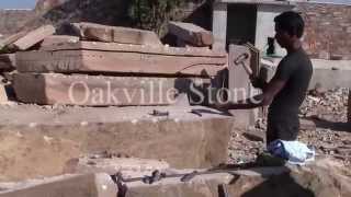 Oakville Stone  Quarry and Splitting Techniques [upl. by Llezom]