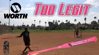 2024 Worth Legit XL Highlighter USSSA Softball Bat Review  Gordo Life Softball [upl. by Akimal]