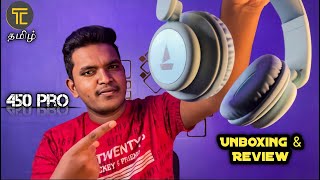 Boat Rockerz 450 Pro unboxing and Review Tamil  Best Headphone under 2000 [upl. by Hiro]