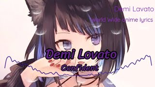 Demi Lovato Confident  Lyrics [upl. by Yasmine]