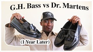 Dr Martens Adrian Loafers vs GH Bass Weejun Tassel Loafers 1 YEAR LATER Review [upl. by Atnahsa41]