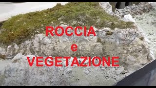 Roccia e vegetazioneColorazione e posaPlastico diorama presepe [upl. by Ariaz]