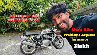 BUYING USED BIKES 🥵  Problmes ExpensesPrice  INTERCEPTOR 650 Mileage💥​⁠ashwinjs2001 [upl. by Gnilhsa815]