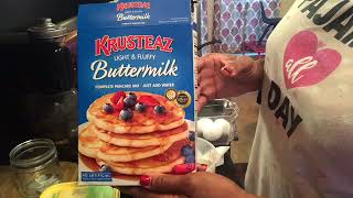 KRUSTEAZ BUTTERMILK PANCAKE MIX [upl. by Esta]