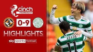 Celtic record their biggest victory in 12 years 🍀 Dundee United 09 Celtic  Highlights [upl. by Fatsug492]