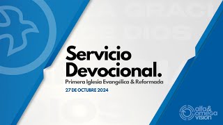 SERVICIO DEVOCIONAL PIER  27 DE OCTUBRE [upl. by Neveda475]