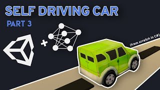 🚗 Neural Networks and Genetic Algorithms for a Self Driving Car in Unity Part 33 🚗 [upl. by Syah]