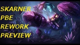 lol Skarner update rework preview champion spotlight  with commentary  1080p HD [upl. by Asela]