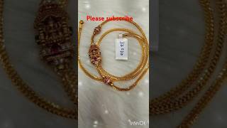 Amazing gold mangalya chain design 20 grams  gold jewellery 👌👌 [upl. by Killarney685]