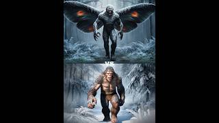 Bigfoot vs Mothman Gaint Creatures Yeti Jersey Devil wendigo predators Black panther [upl. by Martino]