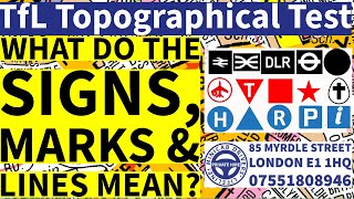 TfL Topographical Signs Marks amp Lines on Map  A Detailed Explanation  TfL Topographical Test 2024 [upl. by Aivatnahs788]