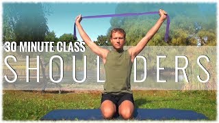 Hatha Yoga with David Procyshyn A 30Minute Class for the Shoulders [upl. by Uball286]