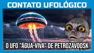 O incrível avistamento coletivo de um UFO em forma de ÁguaViva que foi fotografado [upl. by Westphal]