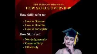 DBT Peer Connections Episode 1d  Core Mindfulness Skills  by Rachel Gill [upl. by Evadne]