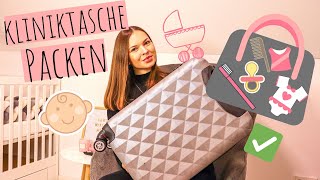 KLINIKTASCHE PACKEN👜🏥 DIE WICHTIGSTEN SACHEN FÜR DIE GEBURT🧸 [upl. by Rubin]