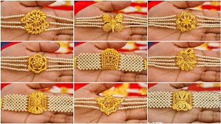 Light Weight Mantasha Pearl Gold Design With Price Pearl Mantasha Design [upl. by Ayerim]