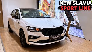 All new skoda slavia SPORTLINE ₹1405 lakh 2024  Skoda Slavia SPORTLINE 1L TSI [upl. by Ecnedurp]