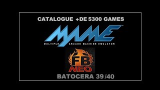 TOP 10 JEUX ARCADE MAME FBNEO  BATOCERA 39 40 [upl. by Wells375]