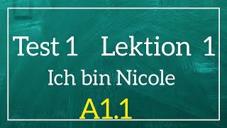 أختبار الدرس ألأول test Lektion 1 von Menschen [upl. by Camilla482]