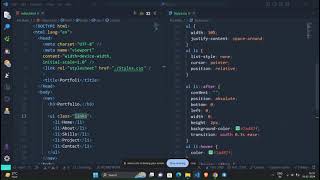 Navbar using HTML and CSS codingloverdevelopment expolarfrontendezsnippetcoder googleviral [upl. by Arahas]