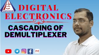 CASCADING OF DEMULTIPLEXER DIGITAL ELECTRONICS 56 [upl. by Mclyman460]