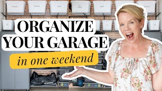 Garage Organization and Storage Ideas  Organizing Makeover [upl. by Egide903]