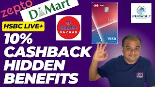 Best Cashback Credit Card for Grocery Food and Dining  HSBC LIVE Credit Card Benefits [upl. by Surazal536]