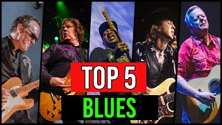 Top 5 Blues Guitarists Who Can SHRED 🎸 [upl. by Ashlan866]